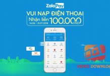 Các voucher khuyến mãi khi liên kết ZaloPay nhận 100k Hình 2: Nạp tiền điện thoại nhận 100k với ZaloPay